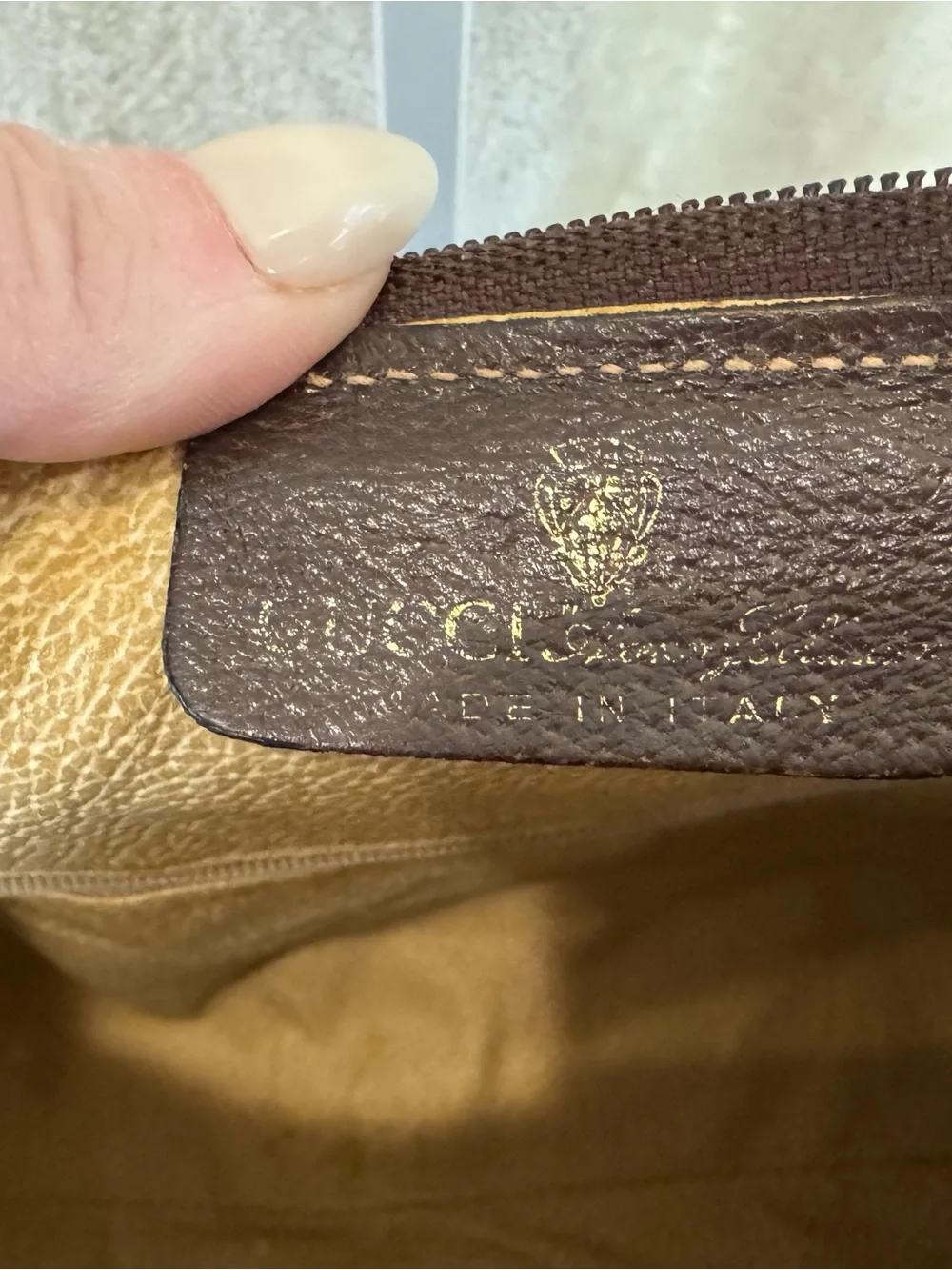 Vintage Gucci Boston Bag with Green & Red Web Stripe